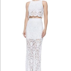 Crocheted Top and Skirt